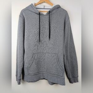 Levi's Strauss Gray Embossed Logo Men's Hoodie Sweatshirt Pouch Streetwear M